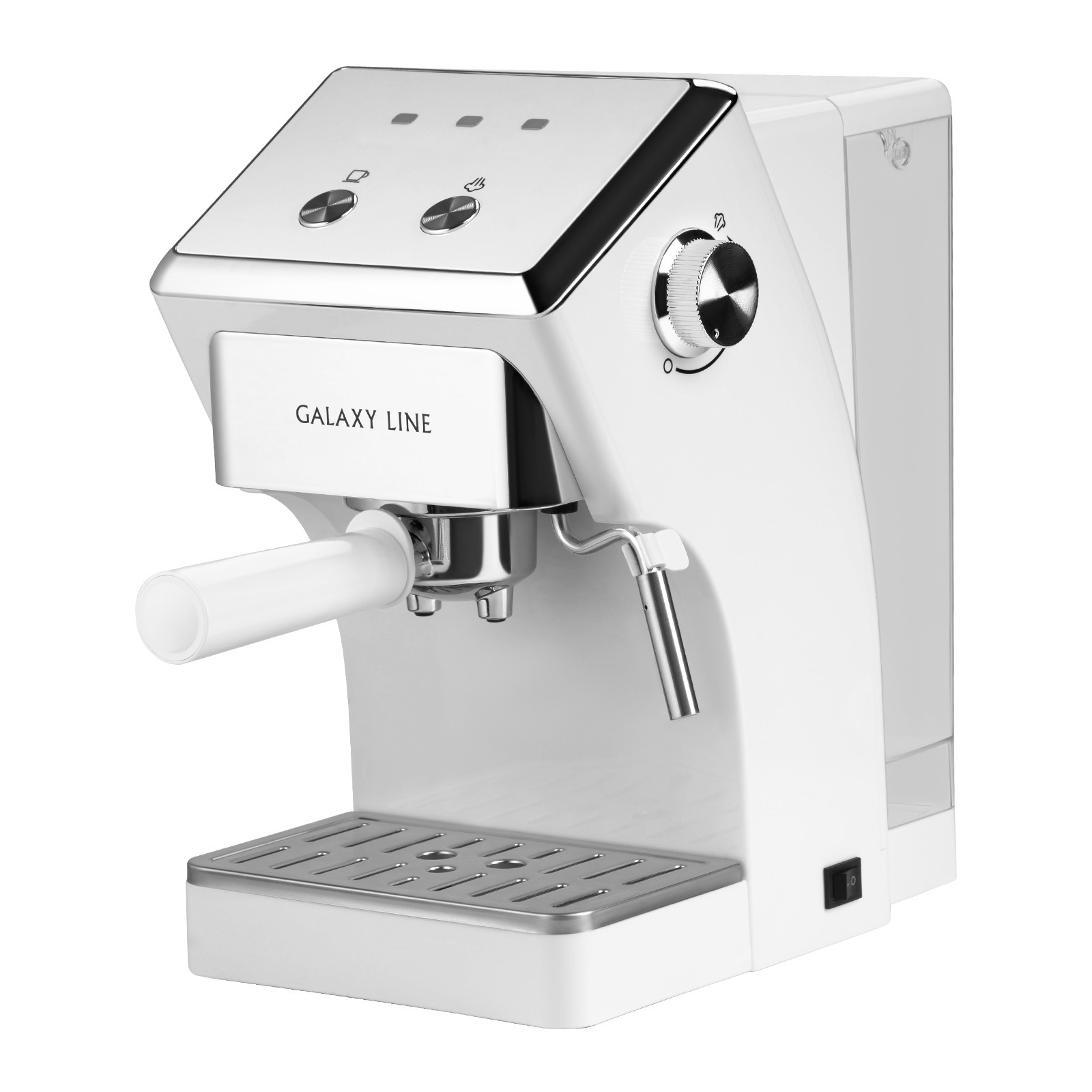 Изображение товара Рожковая кофеварка Galaxy Line Gl0756 Белая цвет белый