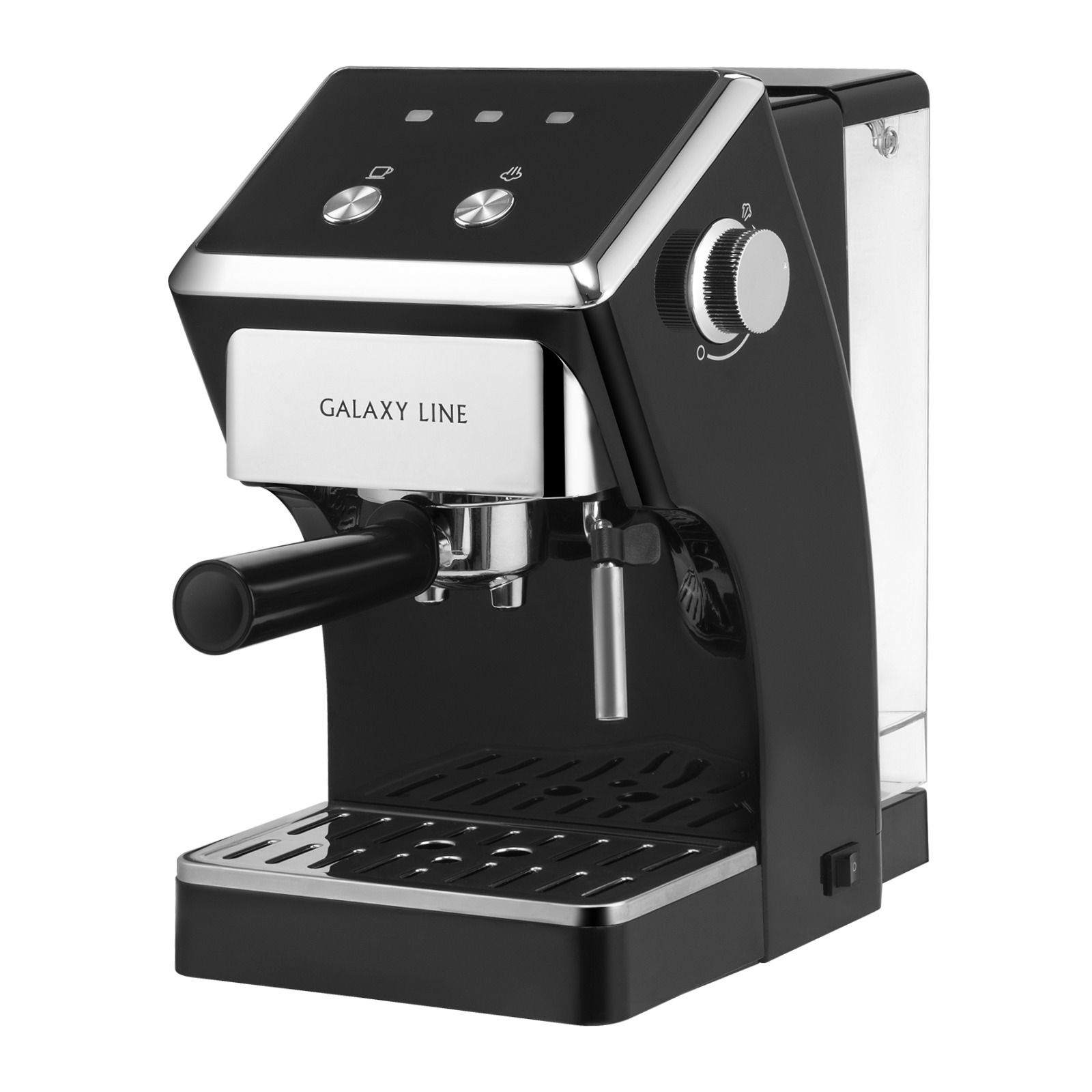 Изображение товара Рожковая кофеварка Galaxy Line Gl0756 Черная цвет черный