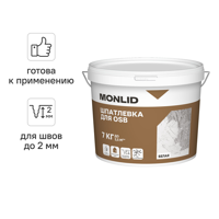 Изображение товара Шпатлевка акриловая для OSB MONLID 7 кг