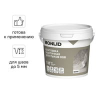 Изображение товара Шпаклевка для швов акриловая MONLID 1 кг