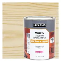 Изображение товара Качественное масло для бань и саун Luxens 1л с натуральным льняным маслом Изображение товара Качественное масло для бань и саун Luxens 1л с натуральным льняным маслом