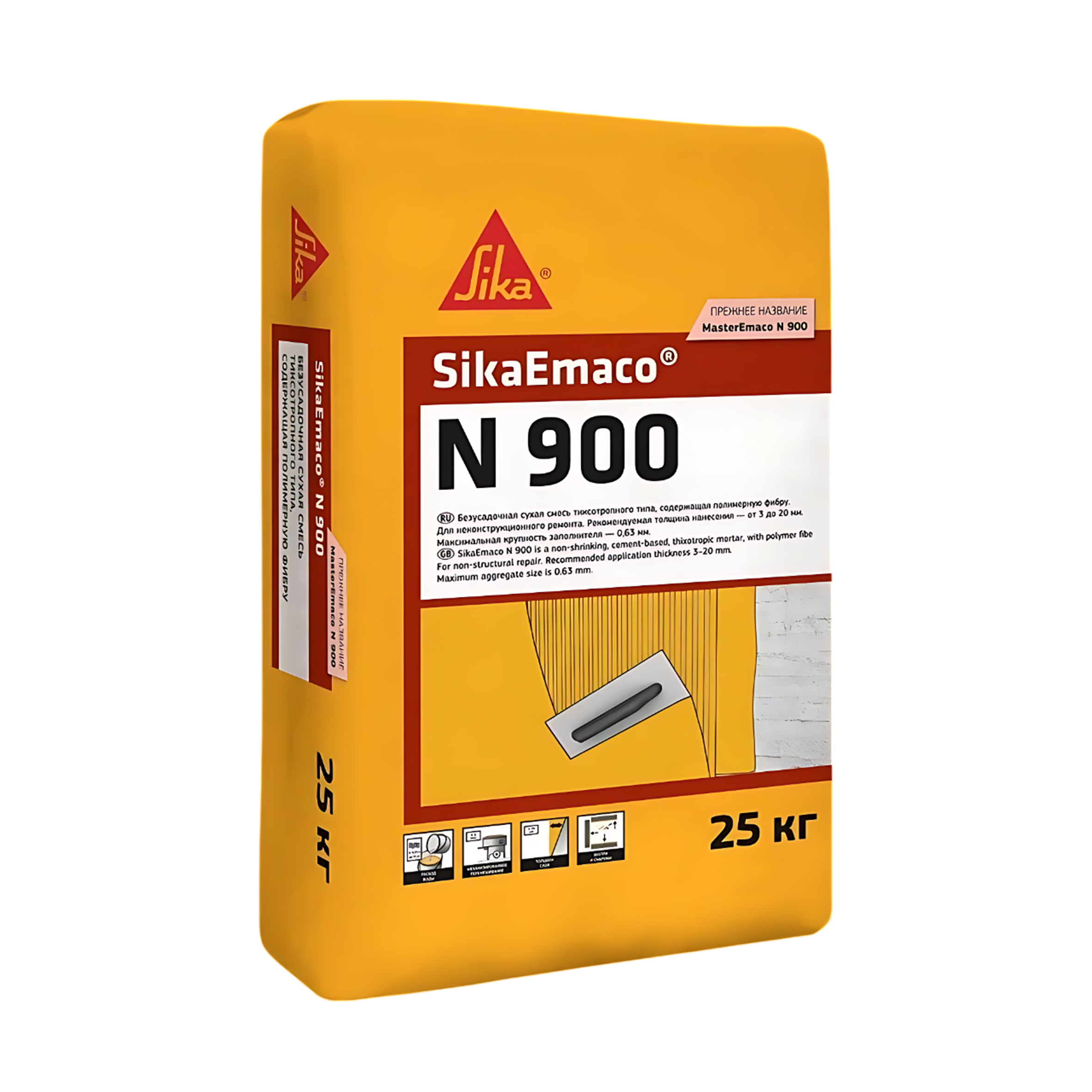 Изображение товара Состав ремонтный Sika SikaEmaco N 900 25 кг Изображение товара Состав ремонтный Sika SikaEmaco N 900 25 кг