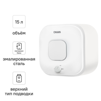 Изображение товара Электрический накопительный водонагреватель DILWIS DS 15 U 15 л 2 кВт эмалированный Китай