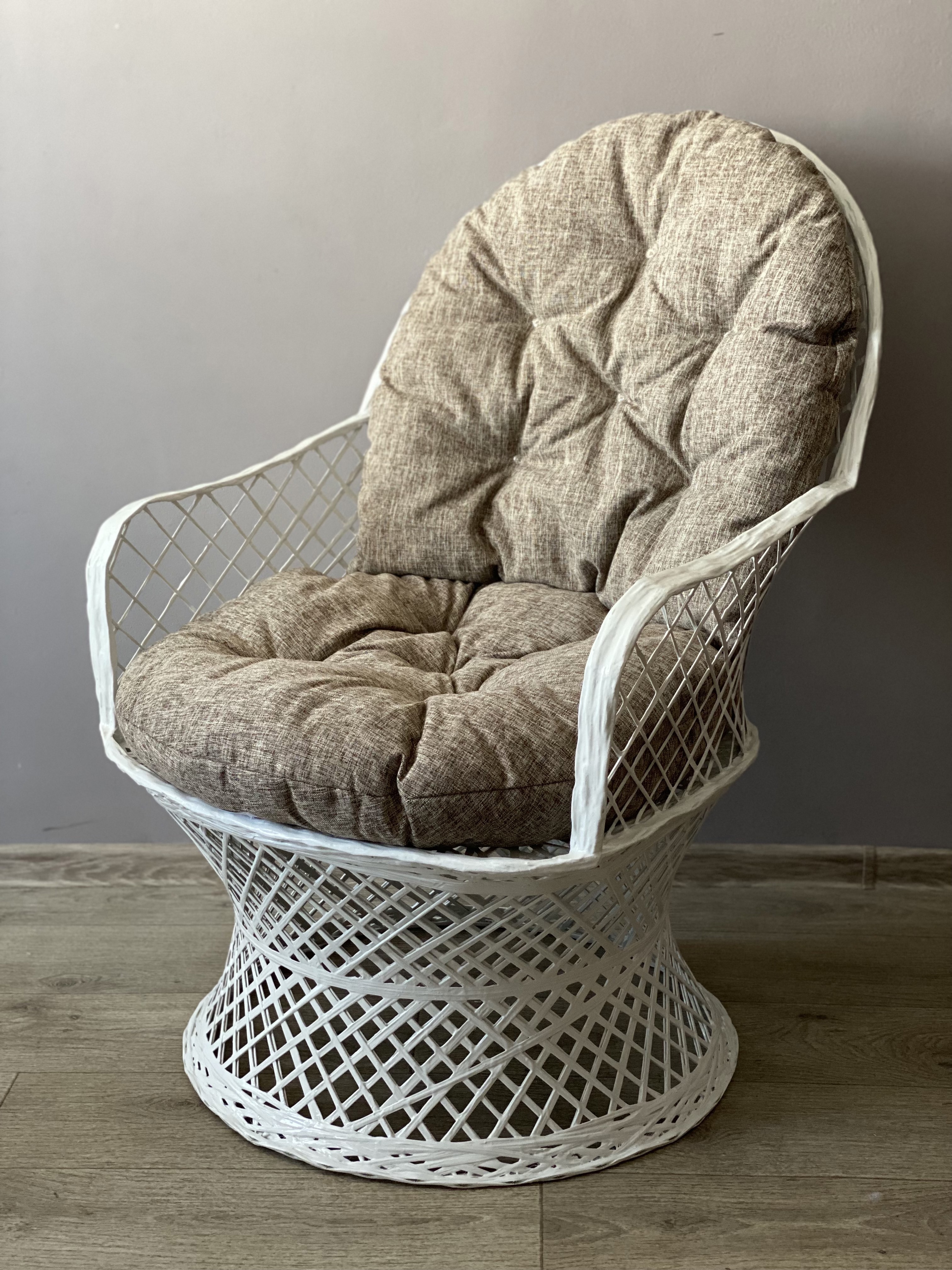 Изображение товара Кресло садовое Ajurio Гаванна КГ.01.5 75x75x94 см белый