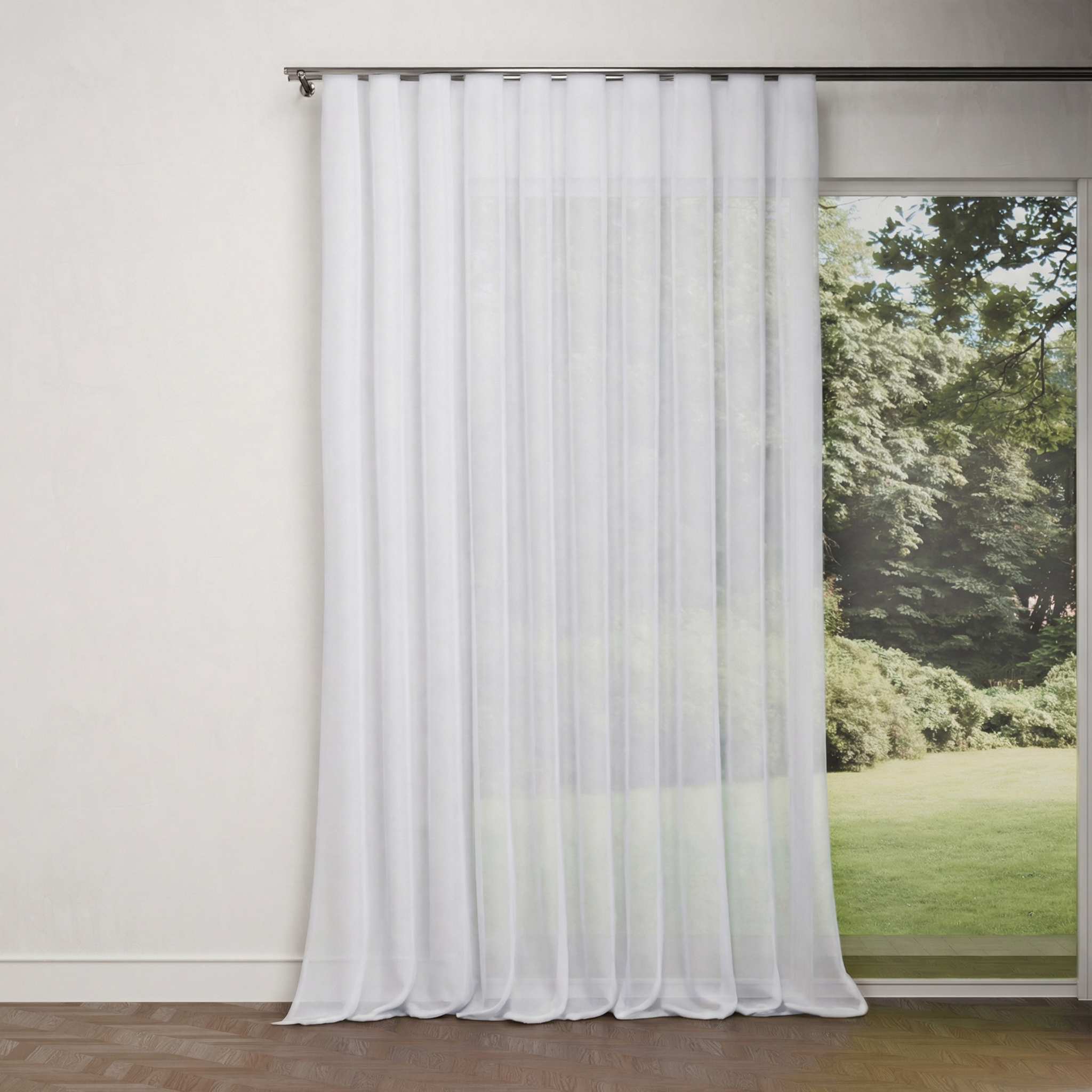 Изображение товара Тюль INSPIRE Polyone 500x280 см белая — лёгкая вуаль