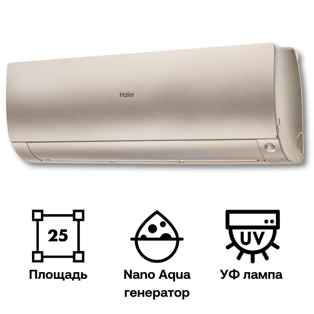 Изображение товара Инверторная сплит-система Haier AS25S2SF4FA-G - умное охлаждение и обогрев