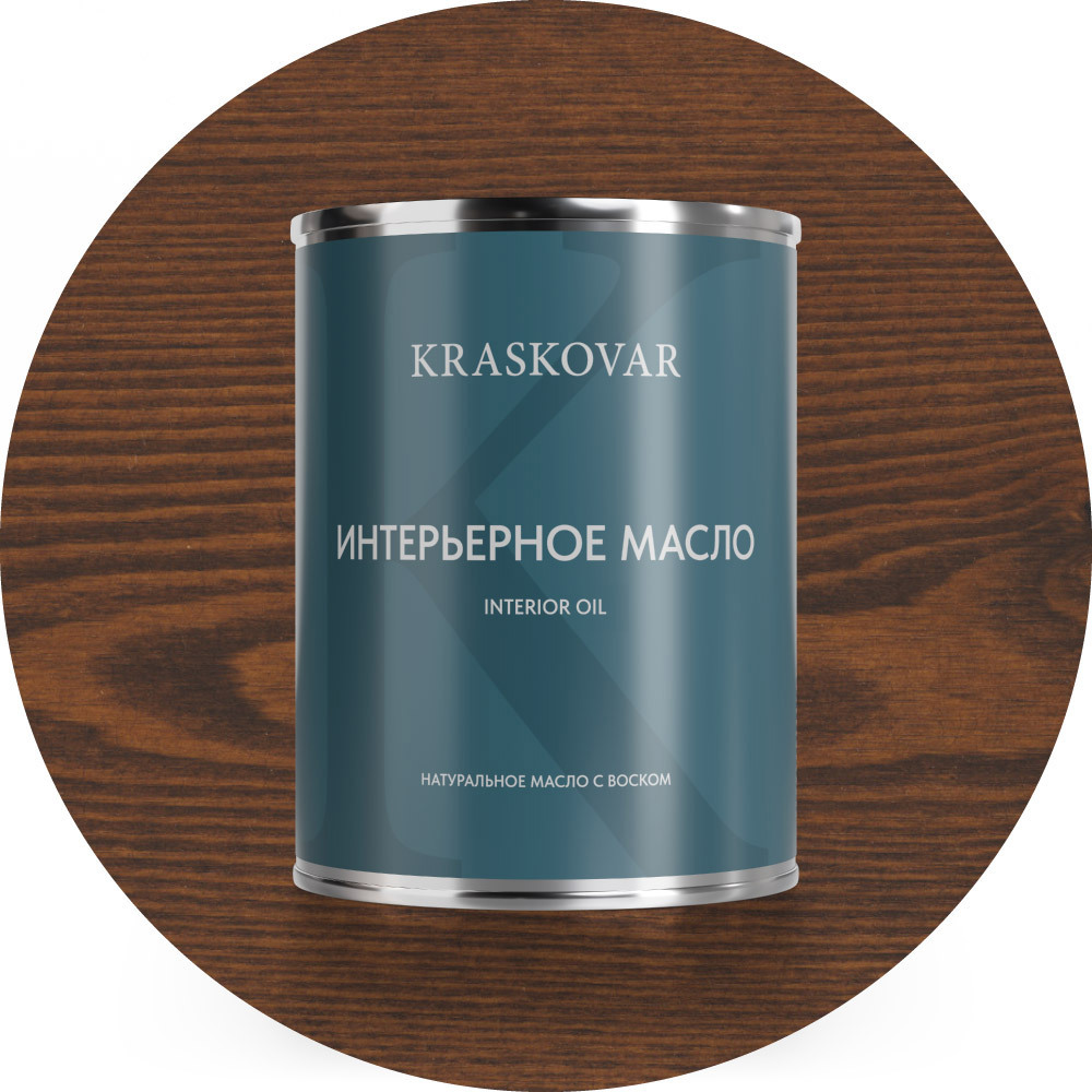 Изображение товара Масло интерьерное Kraskovar цвет миндаль 0.75л Изображение товара Масло интерьерное Kraskovar цвет миндаль 0.75л