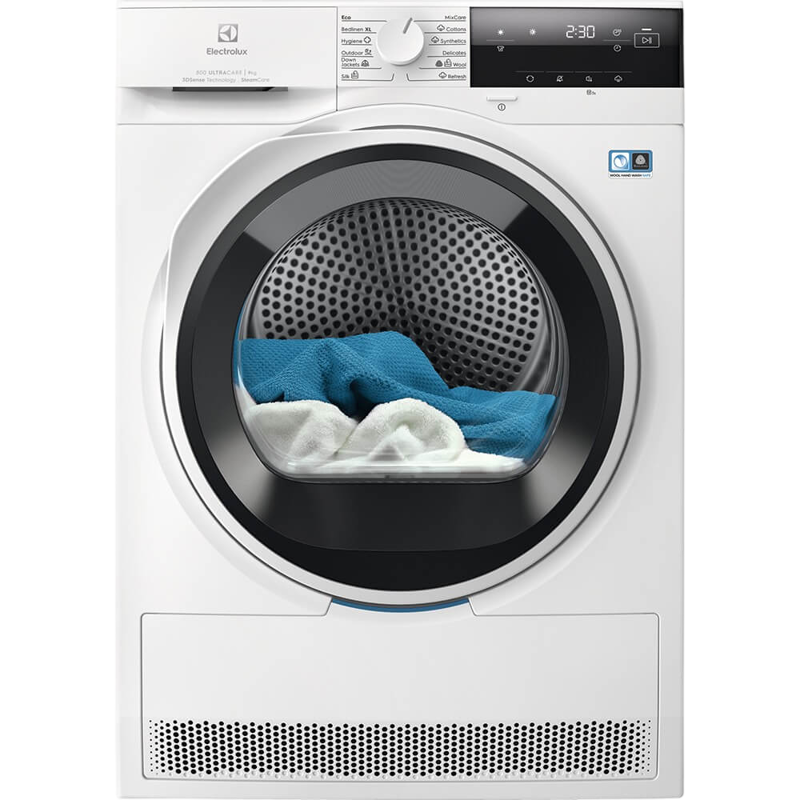 Изображение товара Сушильная машина Electrolux EW8D394M 59.60x85x66.20 цвет белый Изображение товара Сушильная машина Electrolux EW8D394M 59.60x85x66.20 цвет белый