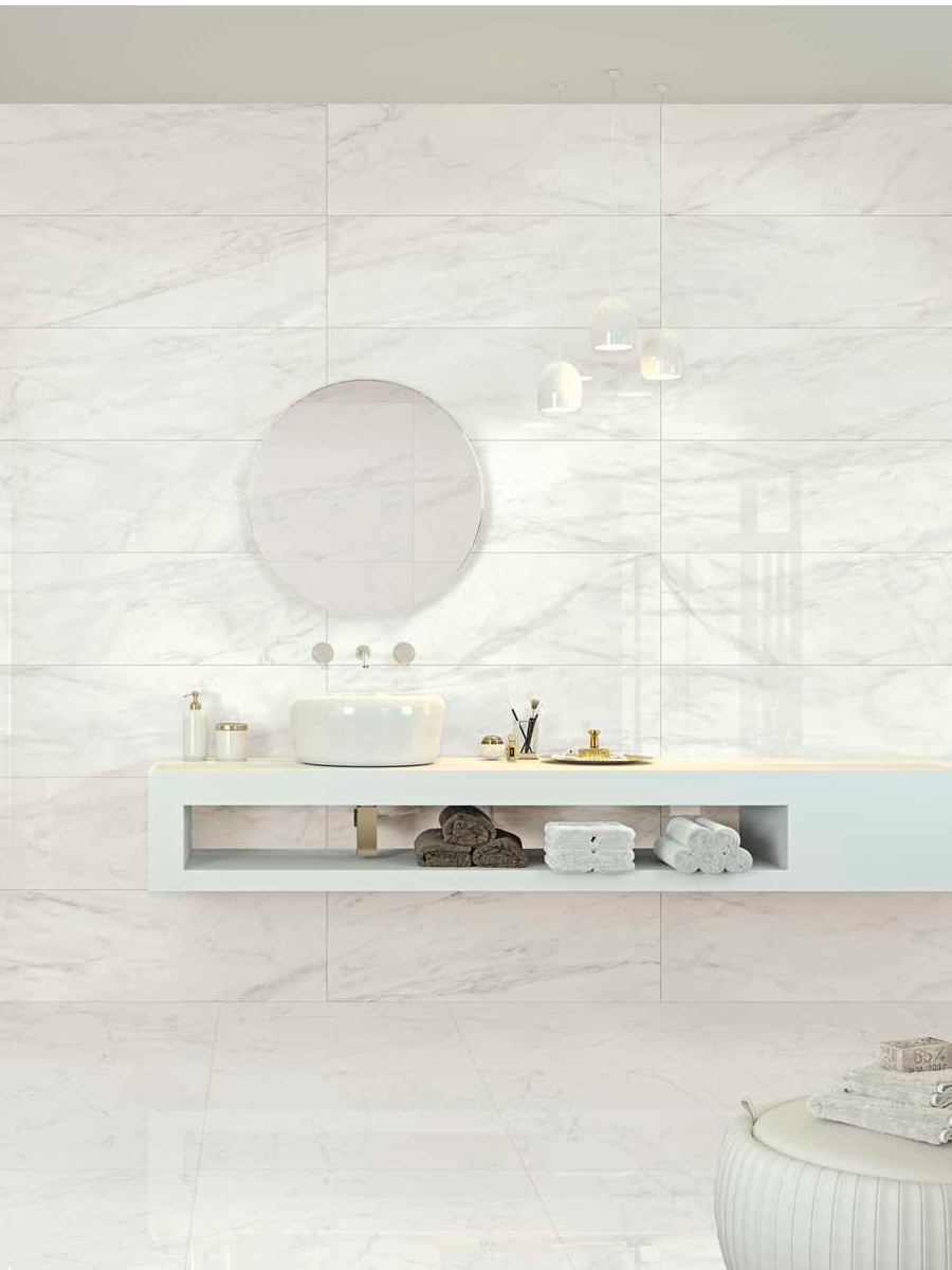 Изображение товара Настенная плитка Marazzi M4NU 30x90 см цвет белый Изображение товара Настенная плитка Marazzi M4NU 30x90 см цвет белый