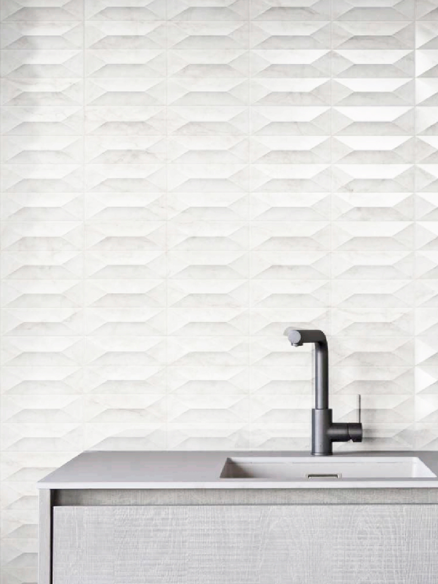 Изображение товара Настенная плитка Marazzi M4PC 30x90 см цвет белый Изображение товара Настенная плитка Marazzi M4PC 30x90 см цвет белый