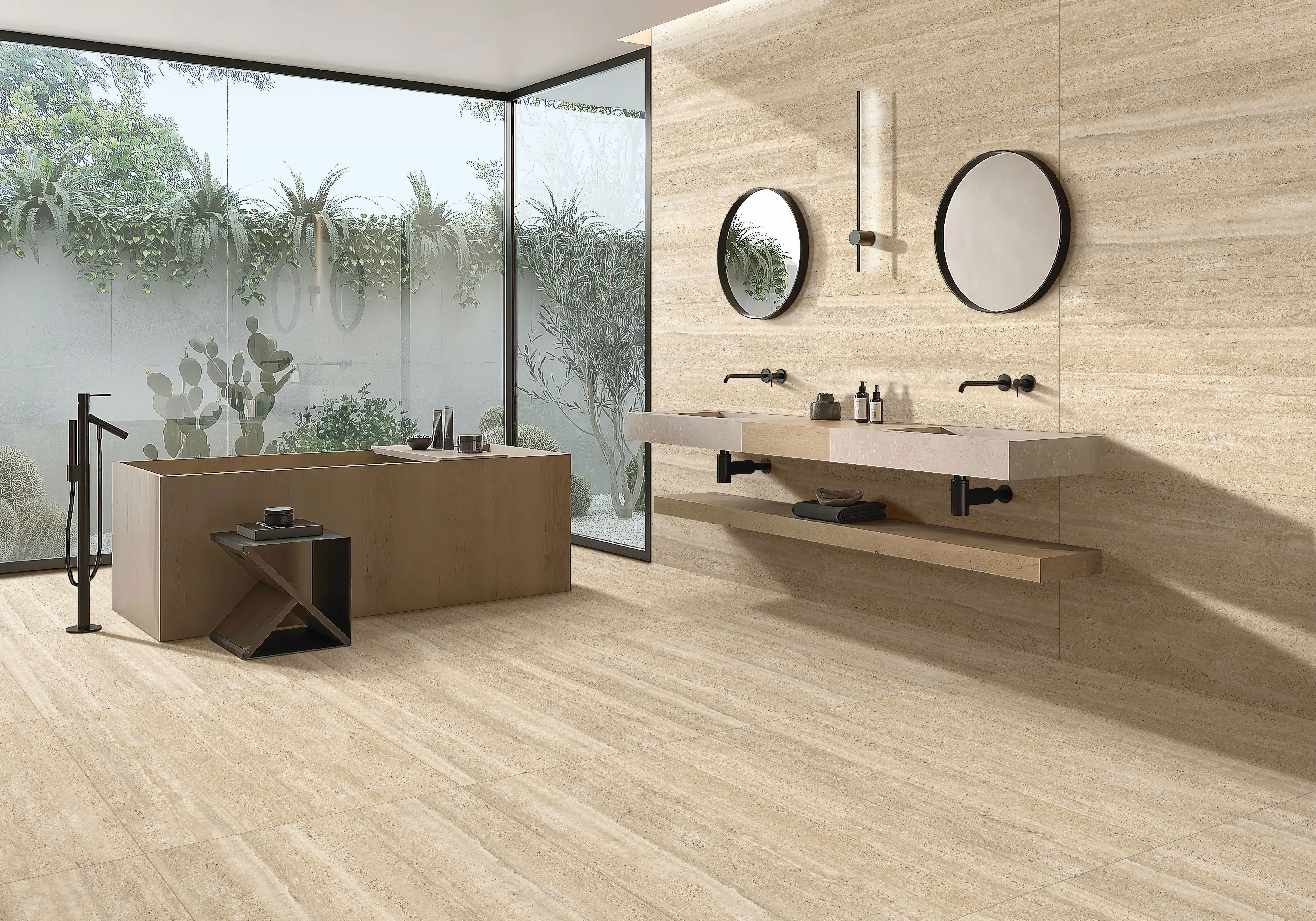 Изображение товара Керамогранит Varmora Lime Travertine Craftech 60x120 см цвет песочный