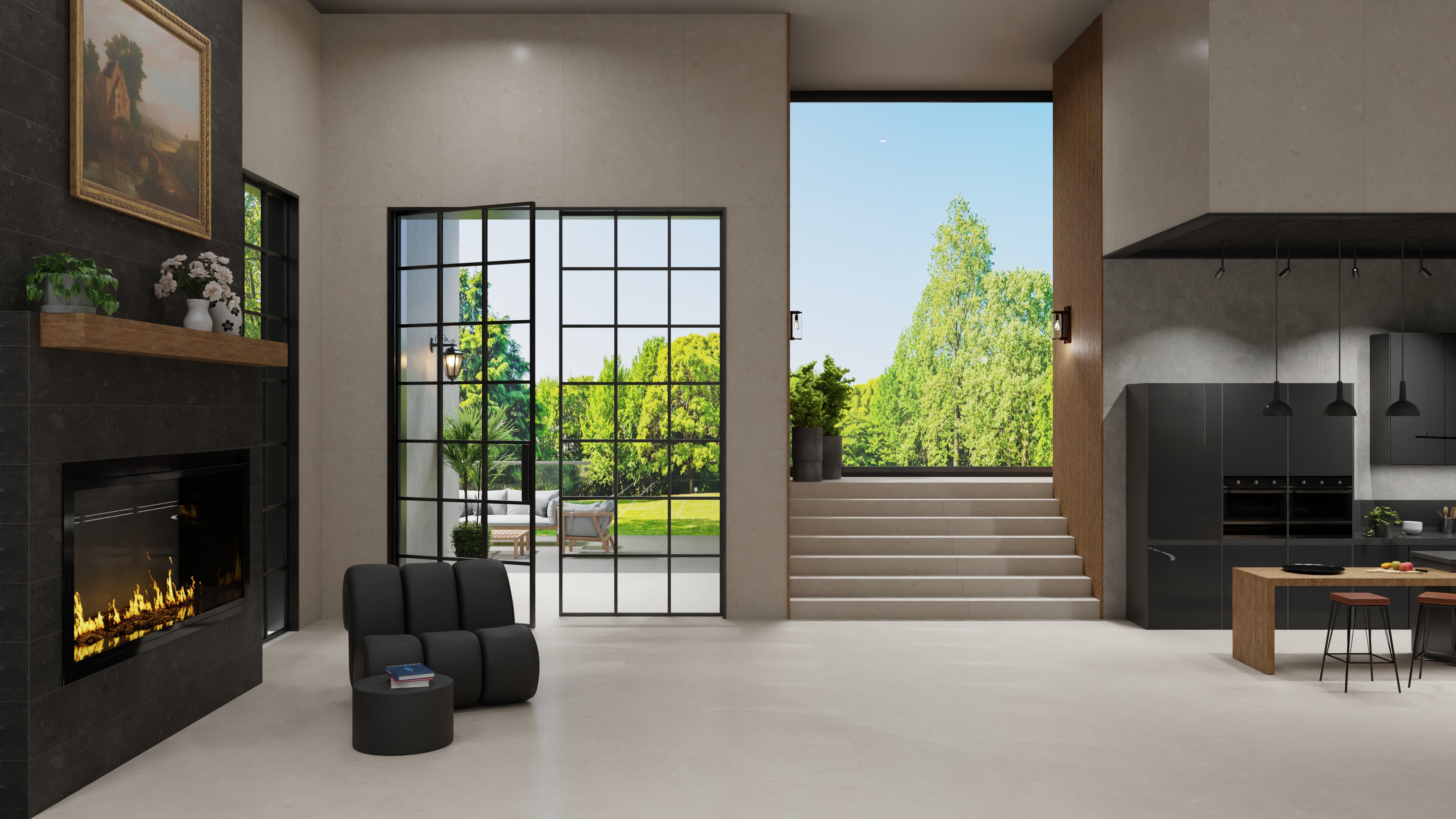 Изображение товара Керамогранит Varmora Micare Metal Super Matt 60x120 см цвет графитный