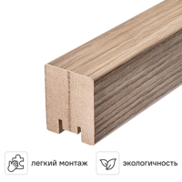 Изображение товара Рейка МДФ Portika цвет дуб 2700x40x32 мм
