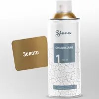 Изображение товара Краска аэрозольная Siana Craquelure базовая цвет золото 520 мл