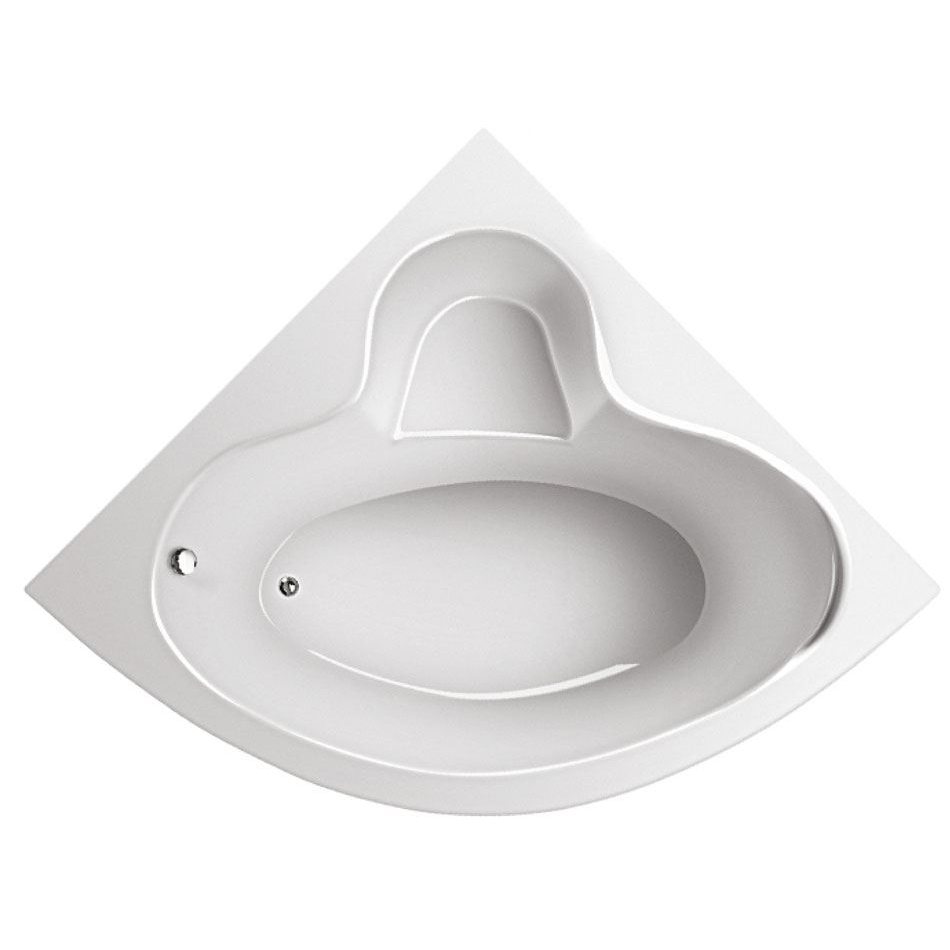 Изображение товара Ванна Relisan Polina 120x120 акриловая асимметричная цвет белый