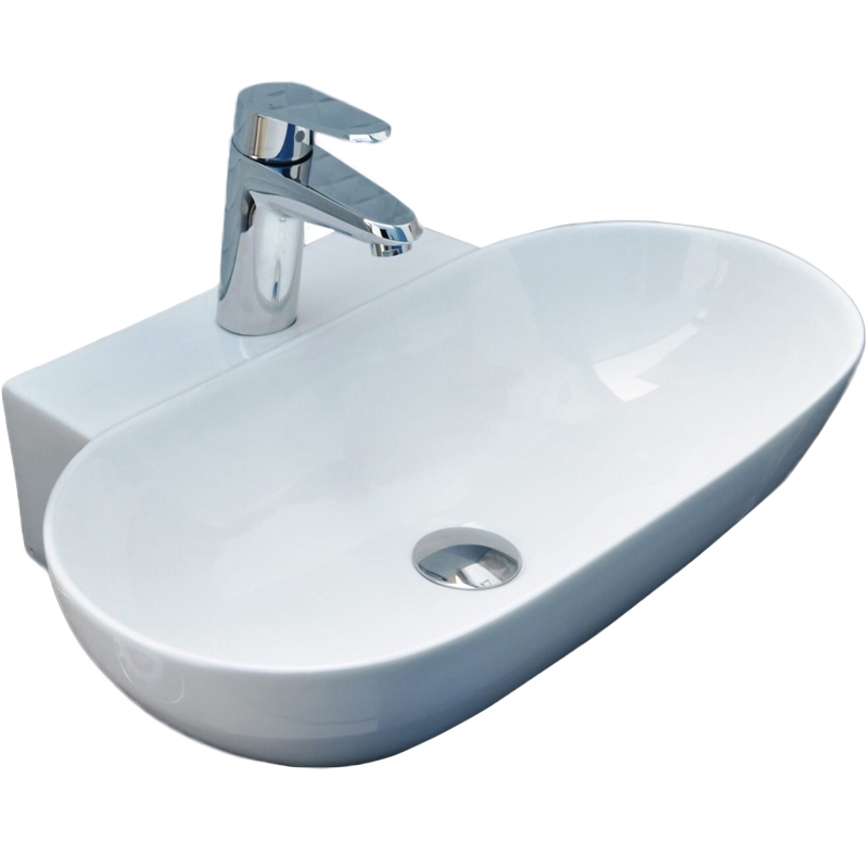 Изображение товара Раковина накладная Ceramalux 9234 56x39 см Изображение товара Раковина накладная Ceramalux 9234 56x39 см