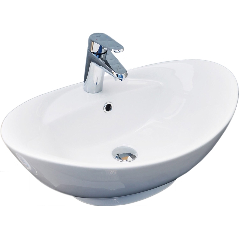 Изображение товара Раковина накладная Ceramalux 9018 59x39см Изображение товара Раковина накладная Ceramalux 9018 59x39см