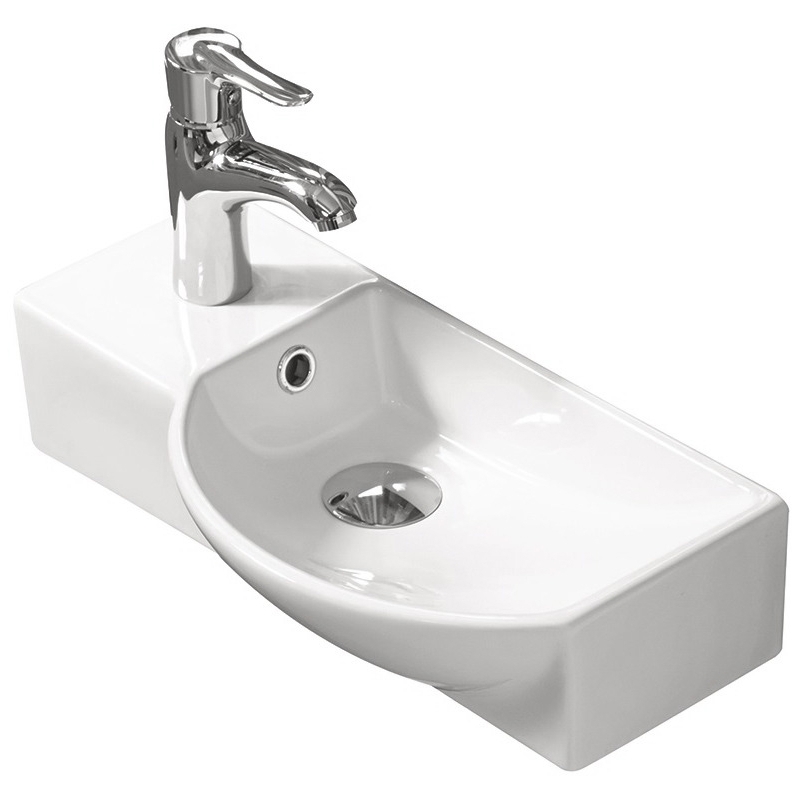 Изображение товара Раковина подвесная Santiline SL-2012R 45см цвет белый