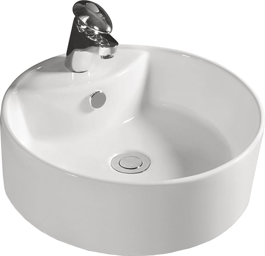 Изображение товара Раковина накладная Santiline SL-1069 46.5см цвет белый