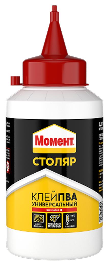 Изображение товара Универсальный клей ПВА Момент Столяр 250 г для дерева и других материалов