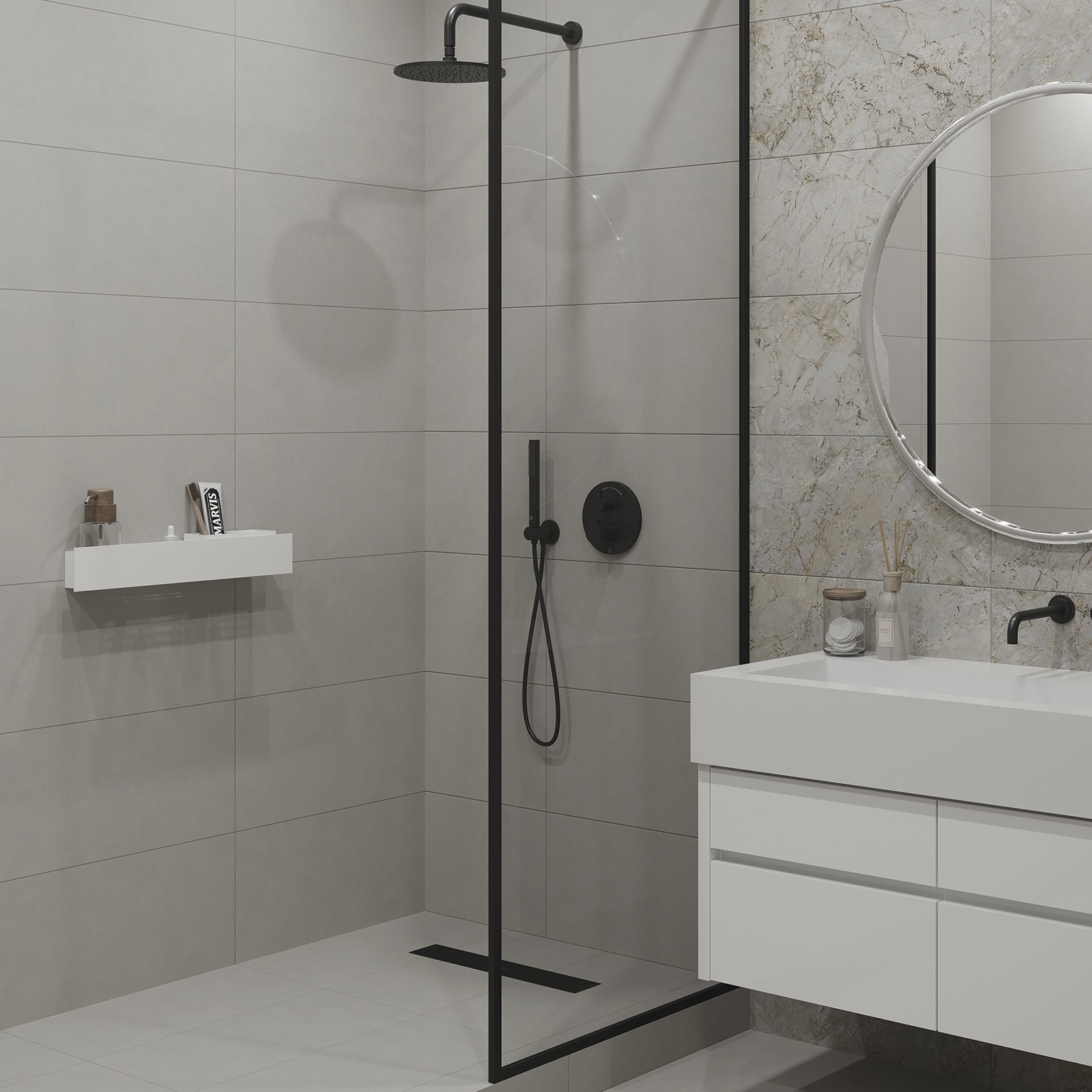 Изображение товара Глазурованный керамогранит LB Ceramics Эпоха 30x60.3 см 1.44 м² матовый цвет серый