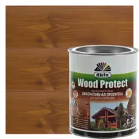 Изображение товара Декоративная пропитка для дерева Dufa Wood Protect орех 0.75 л