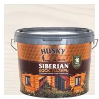 Изображение товара Воск-лазурь Husky Siberian полуматовый белый 9