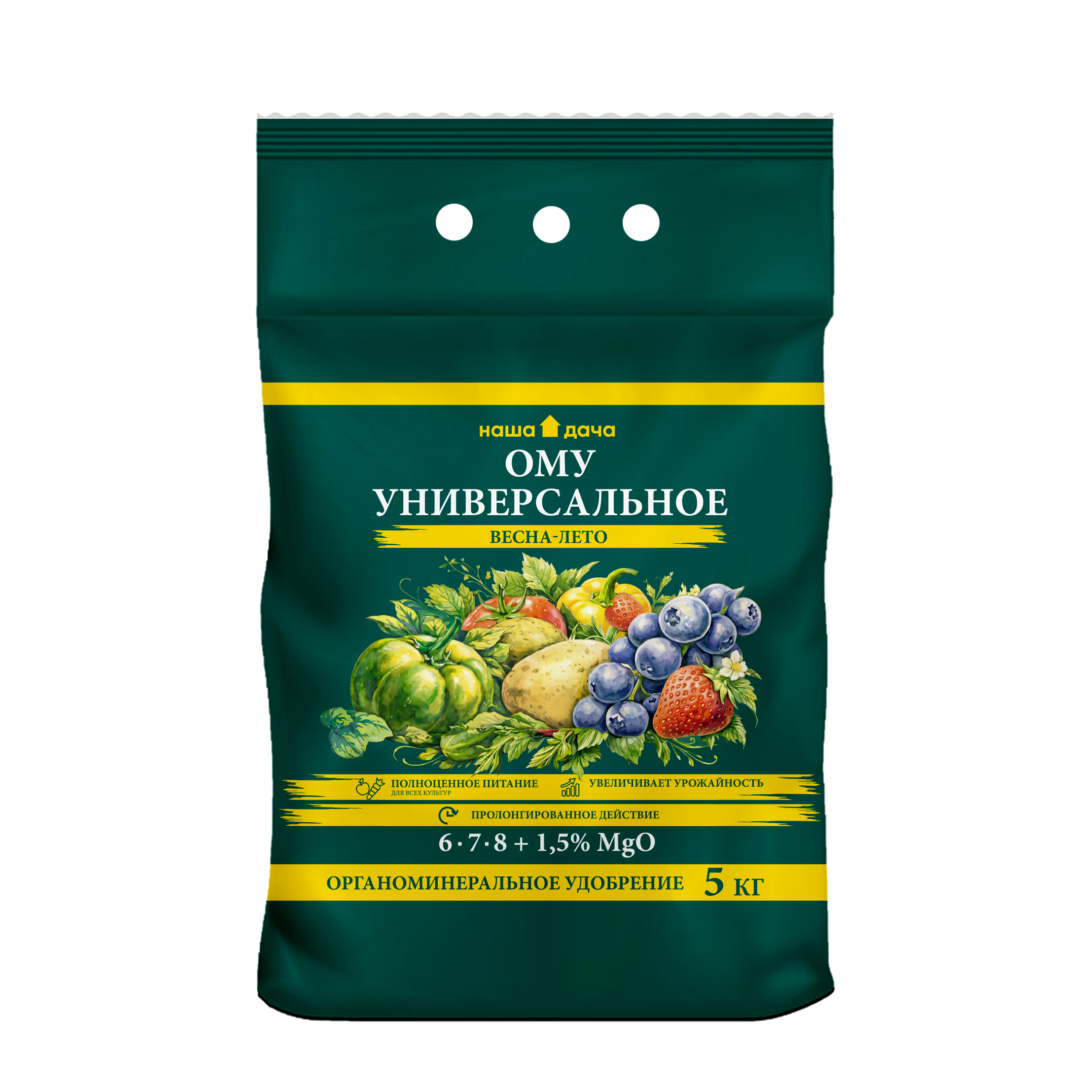 Изображение товара Удобрение Наша дача Универсальное Весна-лето 5 кг