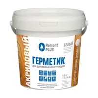 Изображение товара Герметик акриловый Remont Plus белый 900 мл