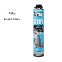 Изображение товара Пена монтажная профессиональная Tytan Gun 40 выход пены 40 л всесезонная 720 мл Изображение товара Пена монтажная профессиональная Tytan Gun 40 выход пены 40 л всесезонная 720 мл