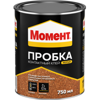 Изображение товара Клей контактный Момент-пробка 750 мл