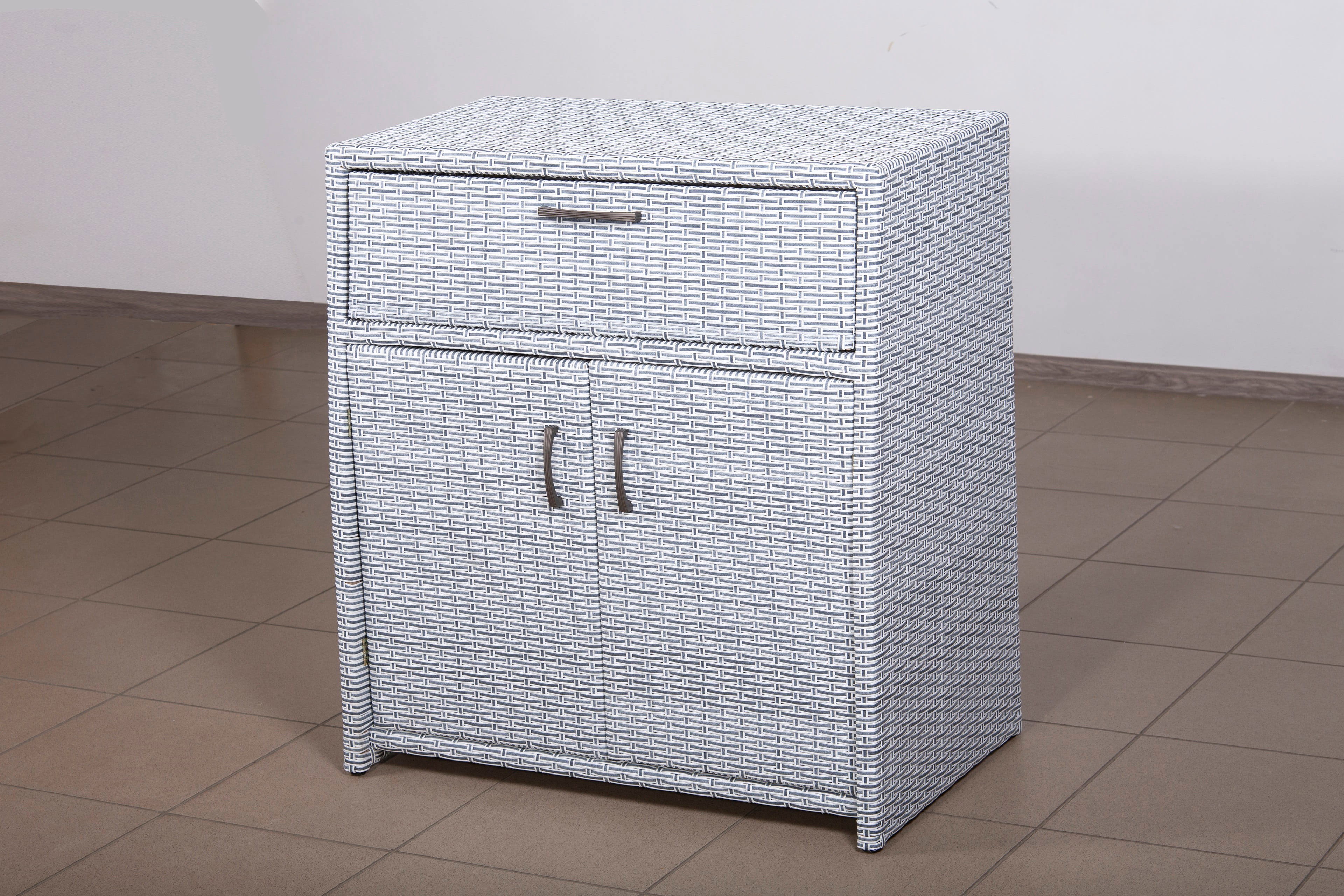 Изображение товара Садовый шкаф Терраса Люкс 213754 52x87x93 см искусственный ротанг голубой Изображение товара Садовый шкаф Терраса Люкс 213754 52x87x93 см искусственный ротанг голубой