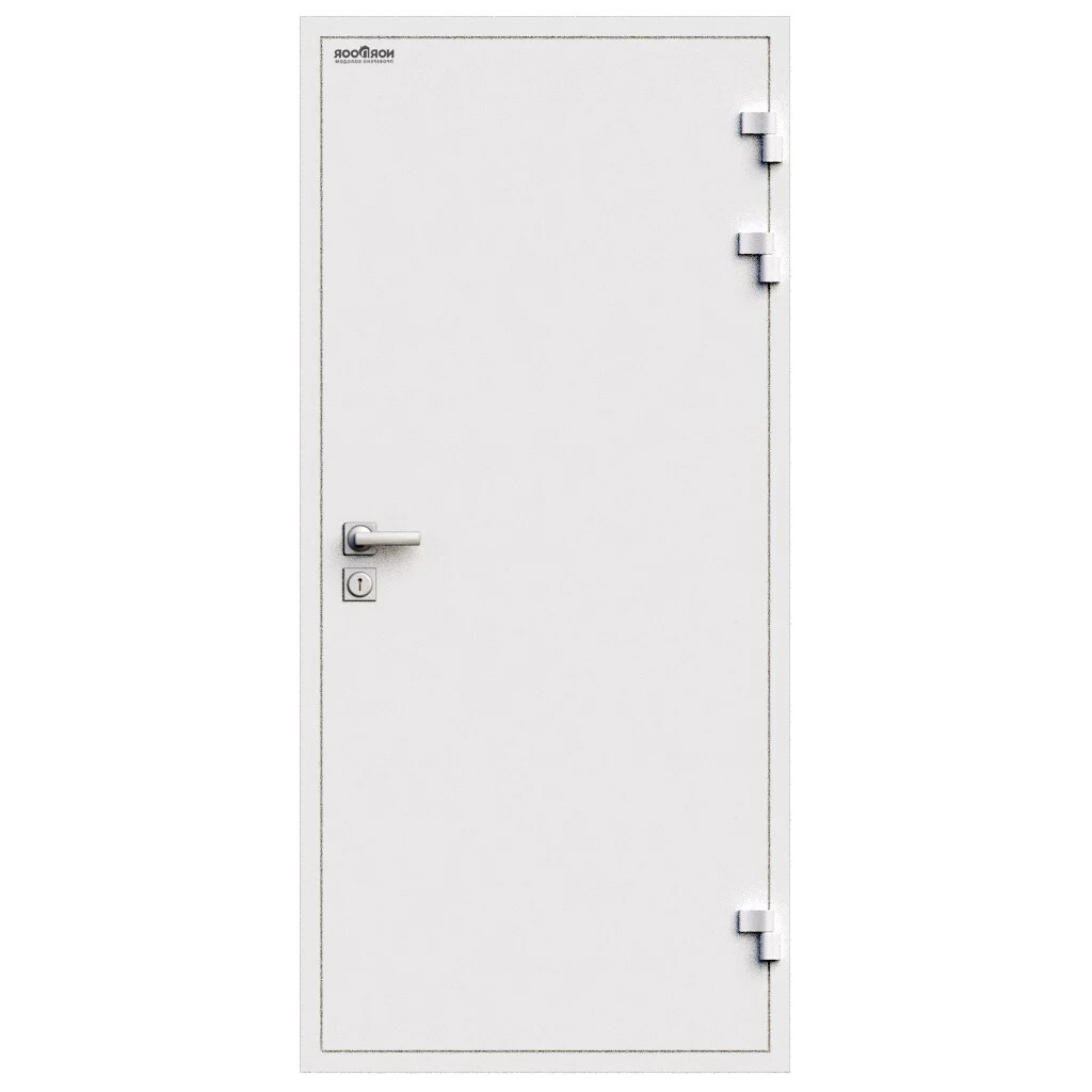 Изображение товара Входная дверь Norddoor ND0001 правый 207x96см цвет белый RAL9003