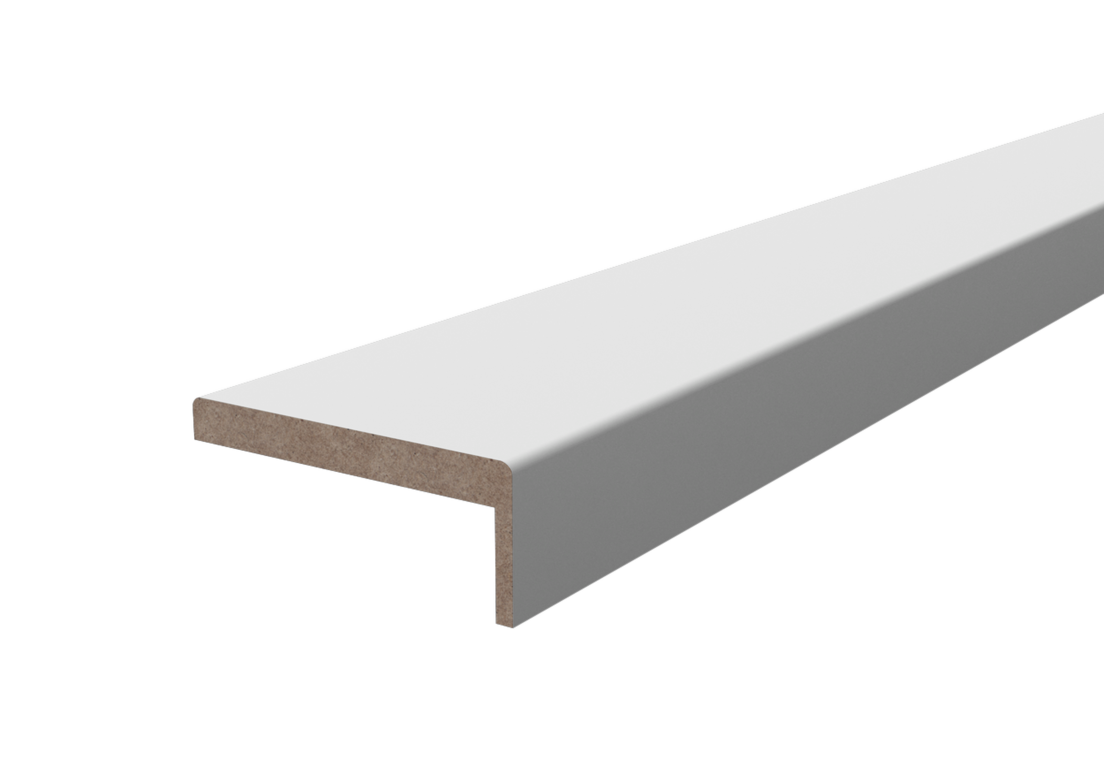 Изображение товара Наличник Страто телескопический 2150x70x8 мм ПВХ цвет белый шелк
