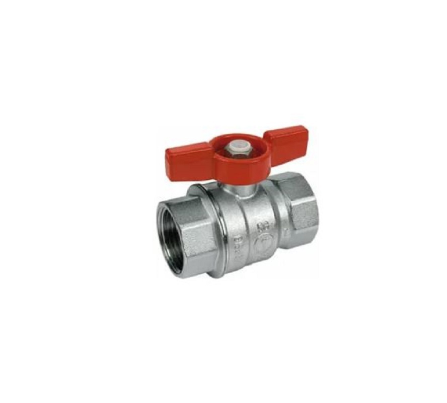 Изображение товара Кран шаровой прямой Giacomini DN15 PN35 1/2" вр латунь ручка бабочка Gia R851X023