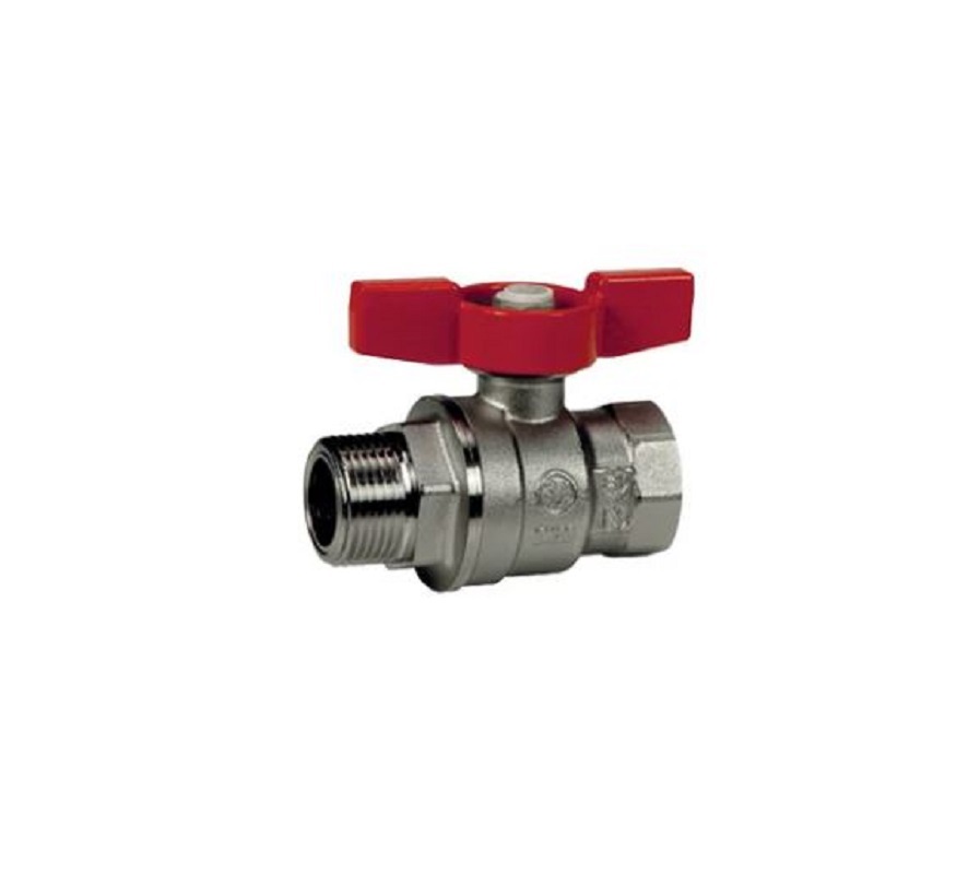 Изображение товара Кран шаровой прямой Giacomini DN25 PN28 1" нр-вр латунь ручка бабочка Gia R859X327 Изображение товара Кран шаровой прямой Giacomini DN25 PN28 1" нр-вр латунь ручка бабочка Gia R859X327