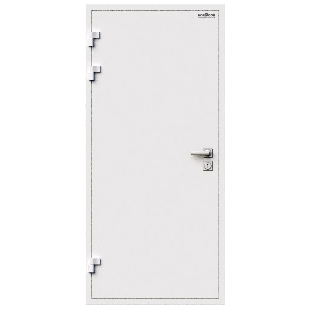 Изображение товара Входная дверь Norddoor ND0001 левый 207x96см цвет белый RAL9003/белый RAL9003