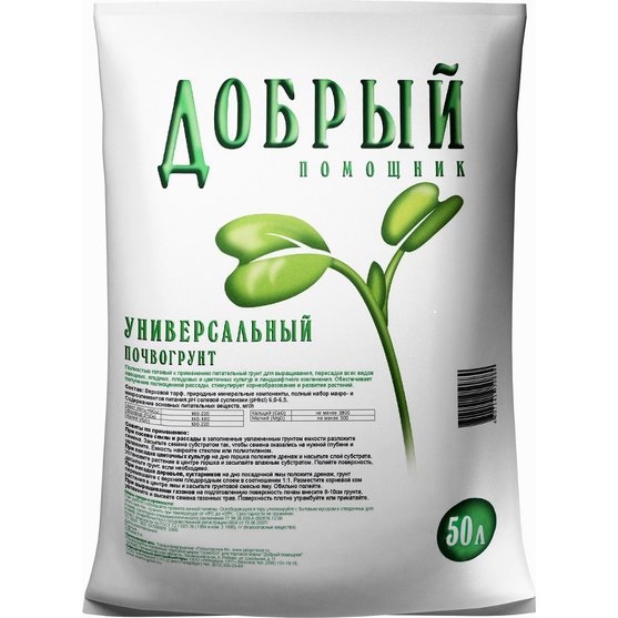 Изображение товара Грунт Добрый помощник Универсальный 50 л