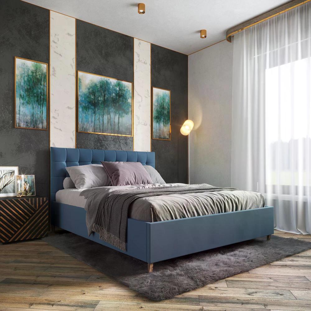 Изображение товара Кровать Inroom Prime 120x190 см подъемный механизм цвет синий