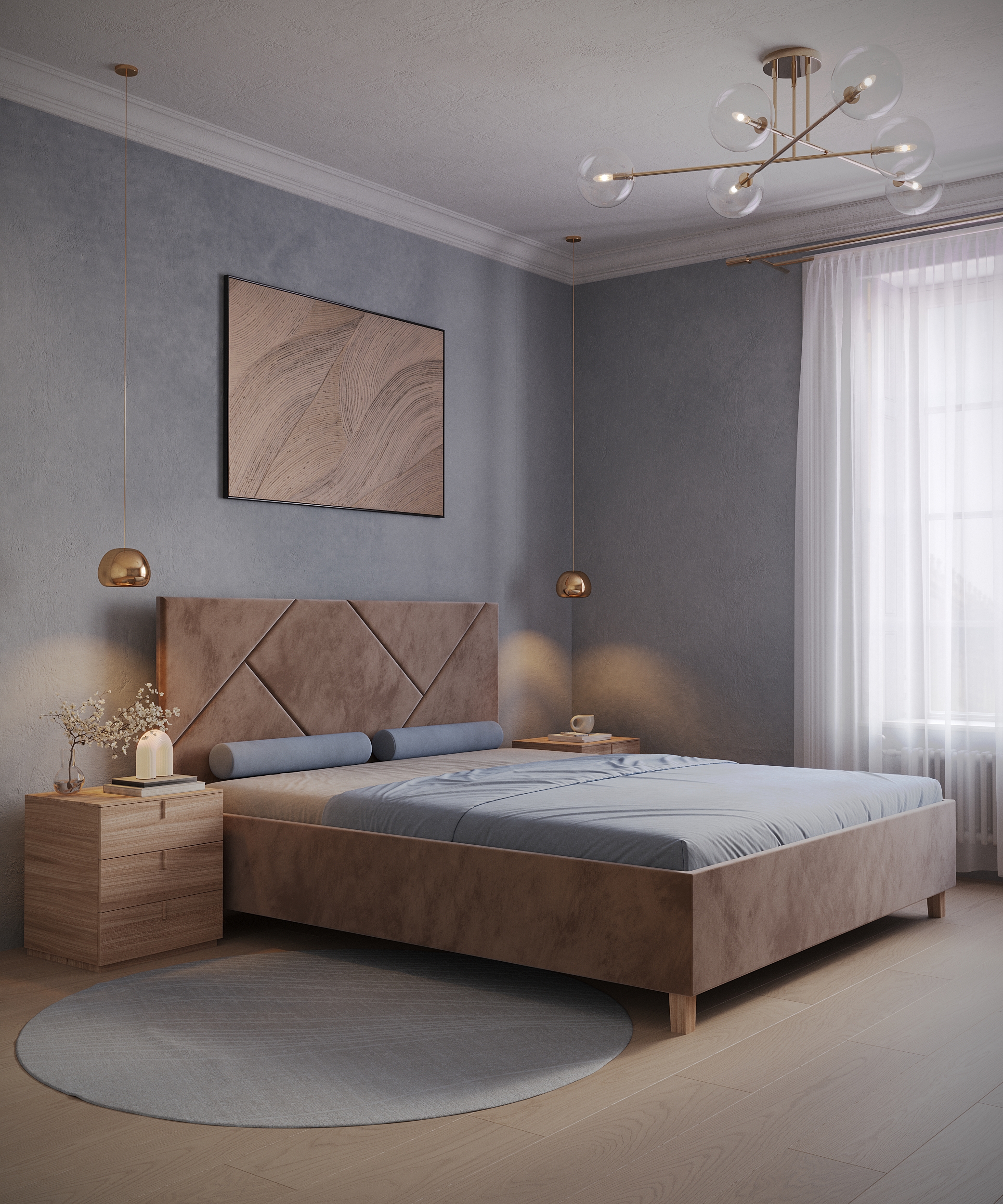 Изображение товара Кровать Inroom Delta 140x190 см подъемный механизм цвет светло-коричневый Изображение товара Кровать Inroom Delta 140x190 см подъемный механизм цвет светло-коричневый