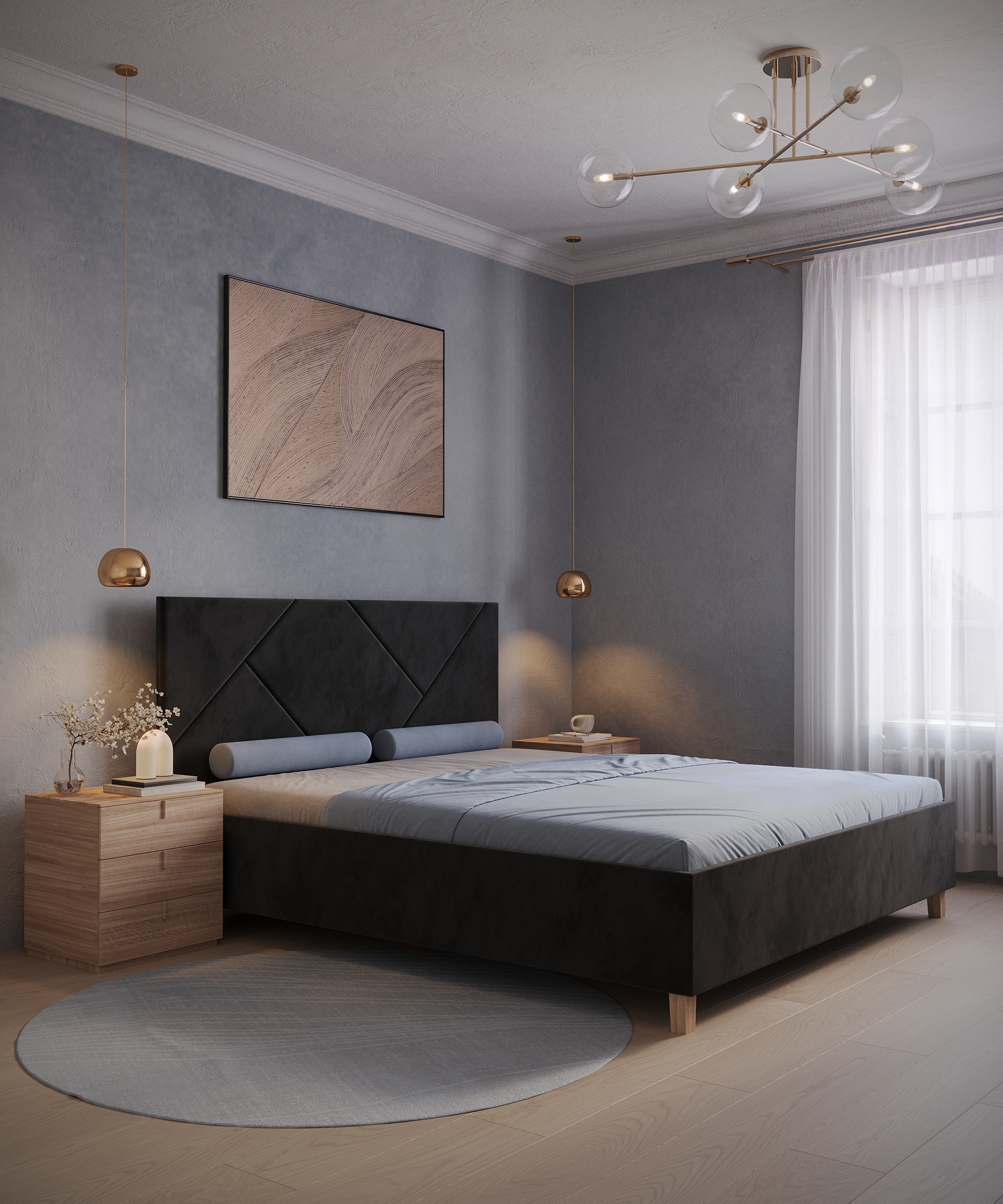 Изображение товара Кровать Inroom Delta 160x190 см подъемный механизм цвет черный Изображение товара Кровать Inroom Delta 160x190 см подъемный механизм цвет черный