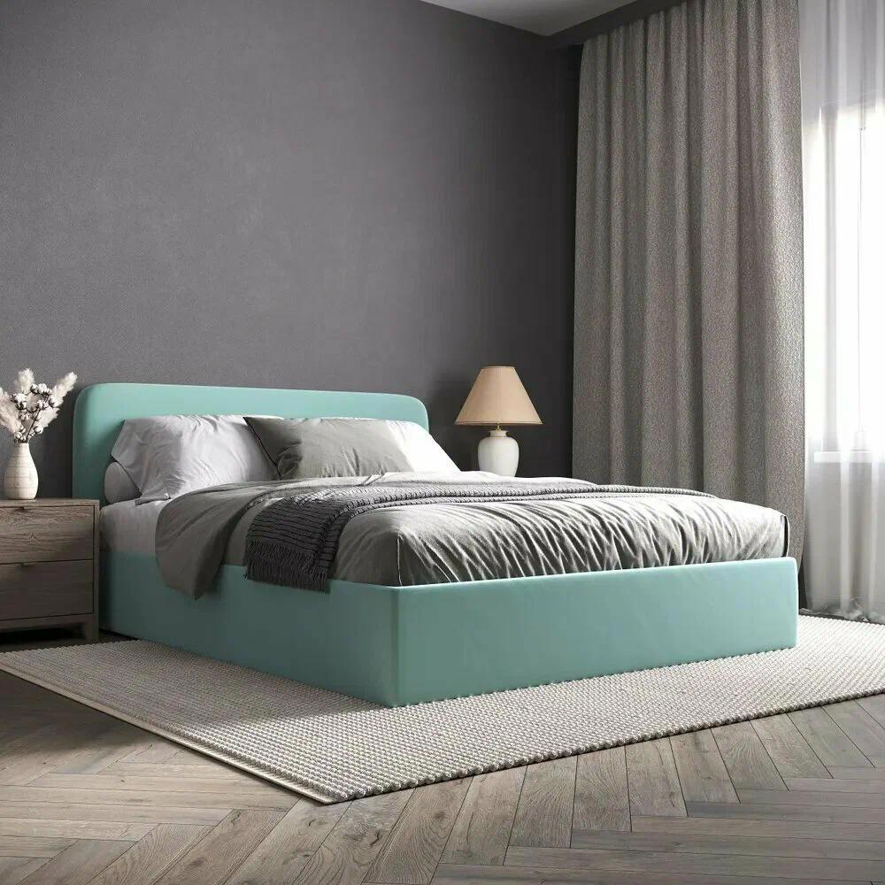 Изображение товара Кровать Inroom с настилом Abstraction NS 120x186 см цвет мятный