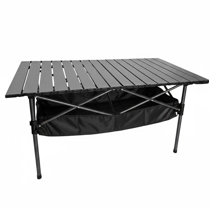 Изображение товара Садовый стол складной Ami 730301104 120x55x80 см сталь черный