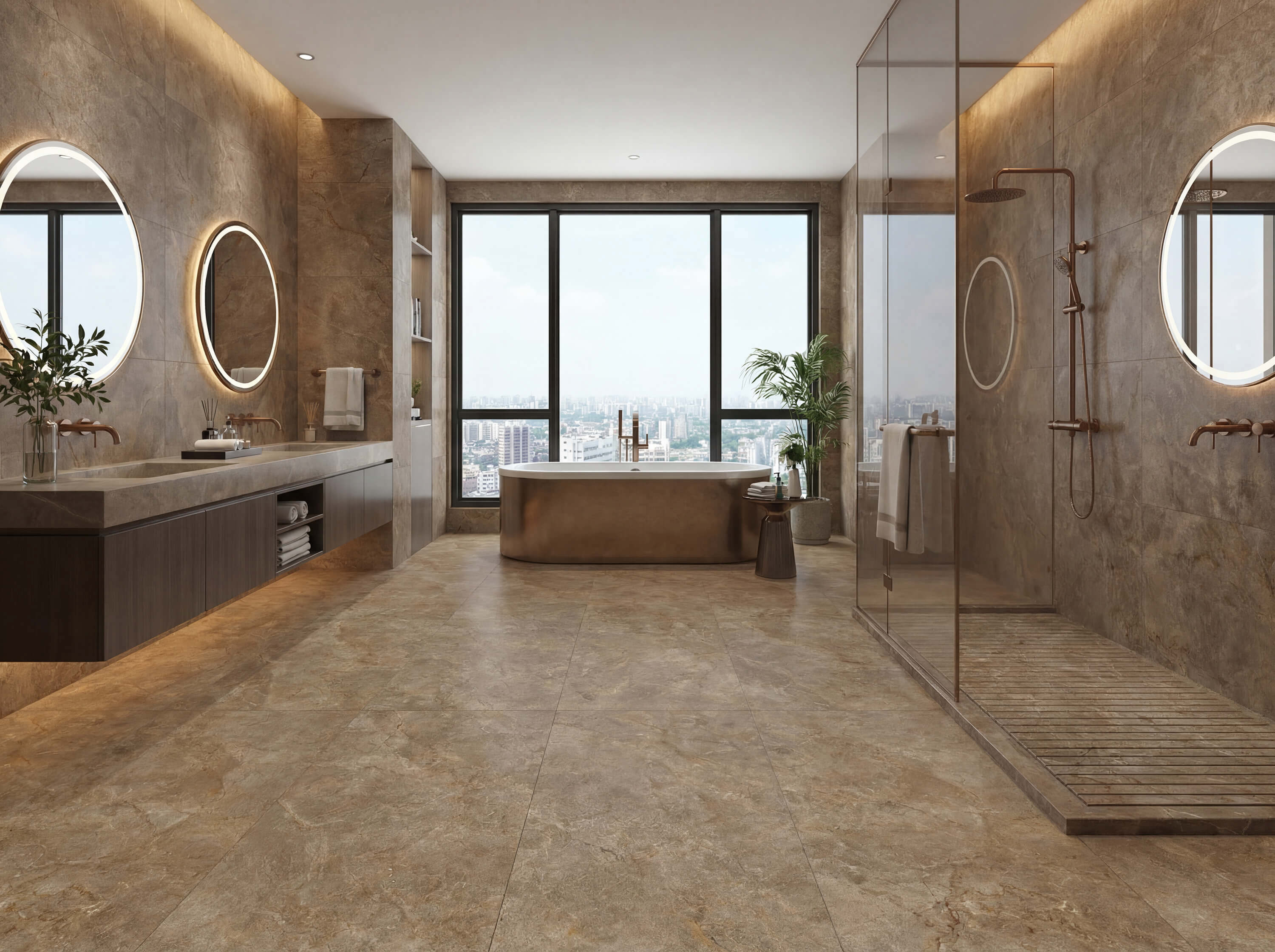 Изображение товара Керамогранит Basconi Home Root Brown BHC-6008 60x120 см цвет коричневый Изображение товара Керамогранит Basconi Home Root Brown BHC-6008 60x120 см цвет коричневый