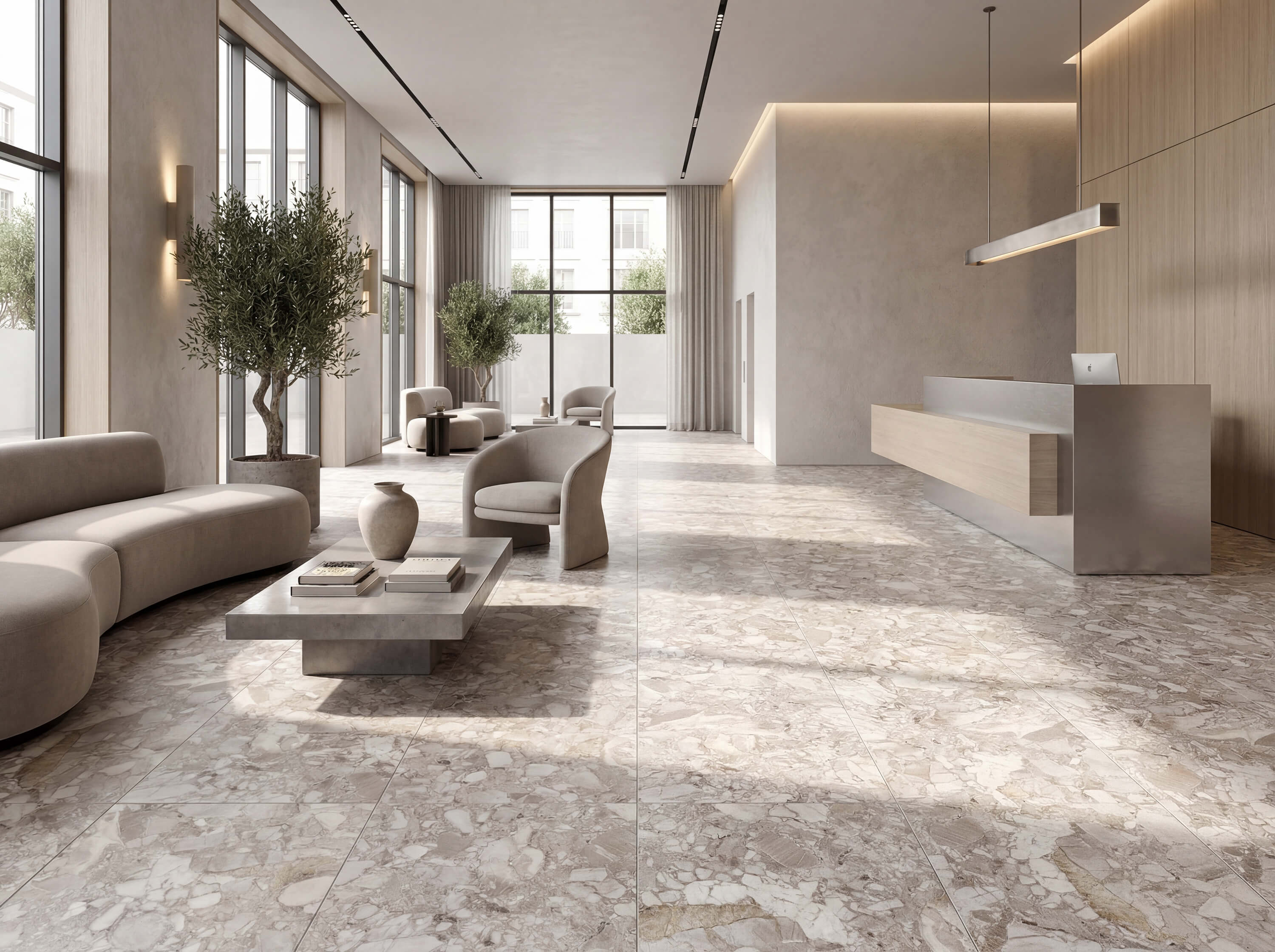 Изображение товара Керамогранит Basconi Home Aragonite White BHC-6006 60x120 см цвет серый Изображение товара Керамогранит Basconi Home Aragonite White BHC-6006 60x120 см цвет серый