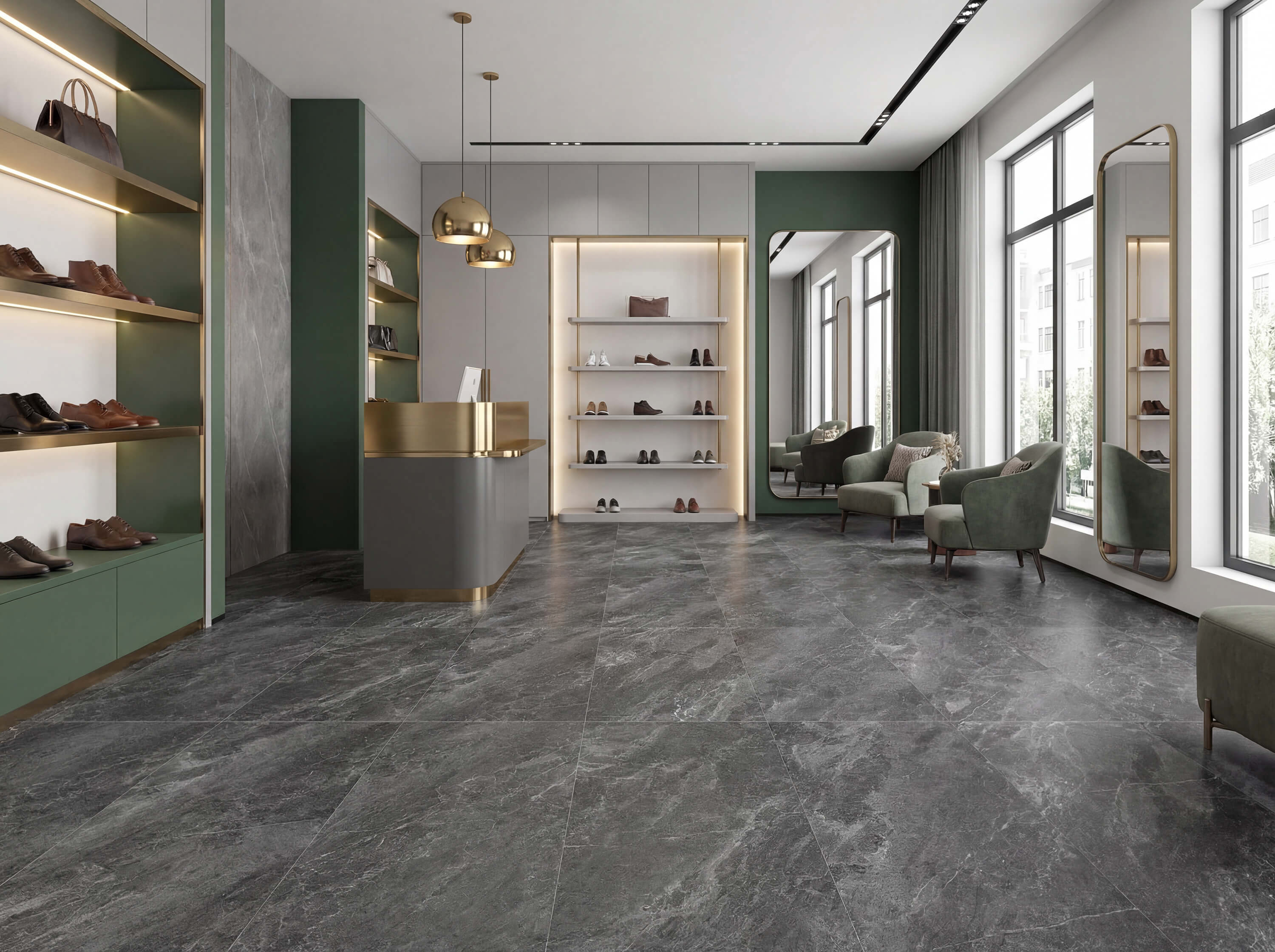 Изображение товара Керамогранит Basconi Home Metropolis Strong BHH-7001 60x120 см цвет серый Изображение товара Керамогранит Basconi Home Metropolis Strong BHH-7001 60x120 см цвет серый