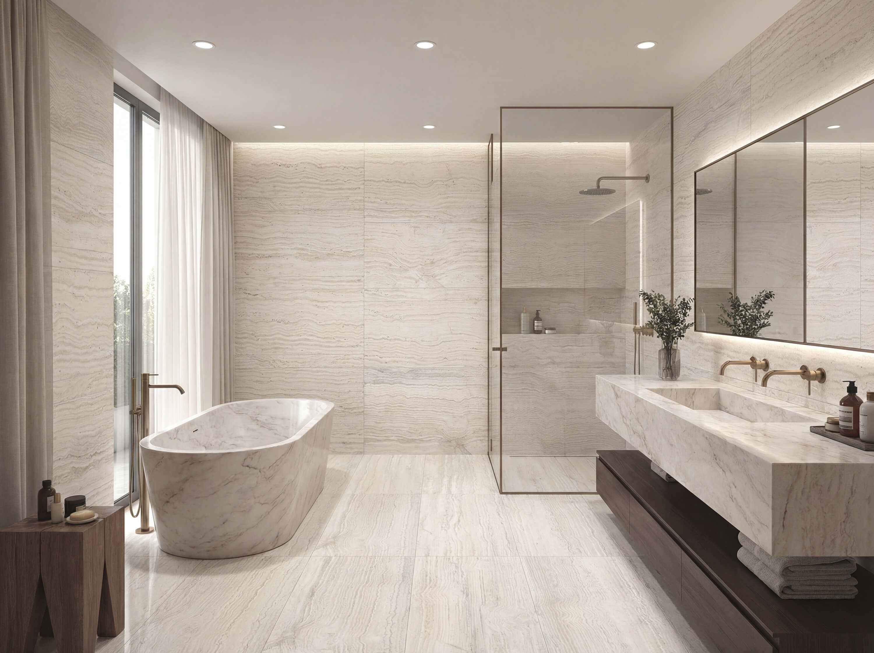 Изображение товара Керамогранит Basconi Home Travertine Basic Ivory BHT-1006 60x120 см цвет бежевый Изображение товара Керамогранит Basconi Home Travertine Basic Ivory BHT-1006 60x120 см цвет бежевый