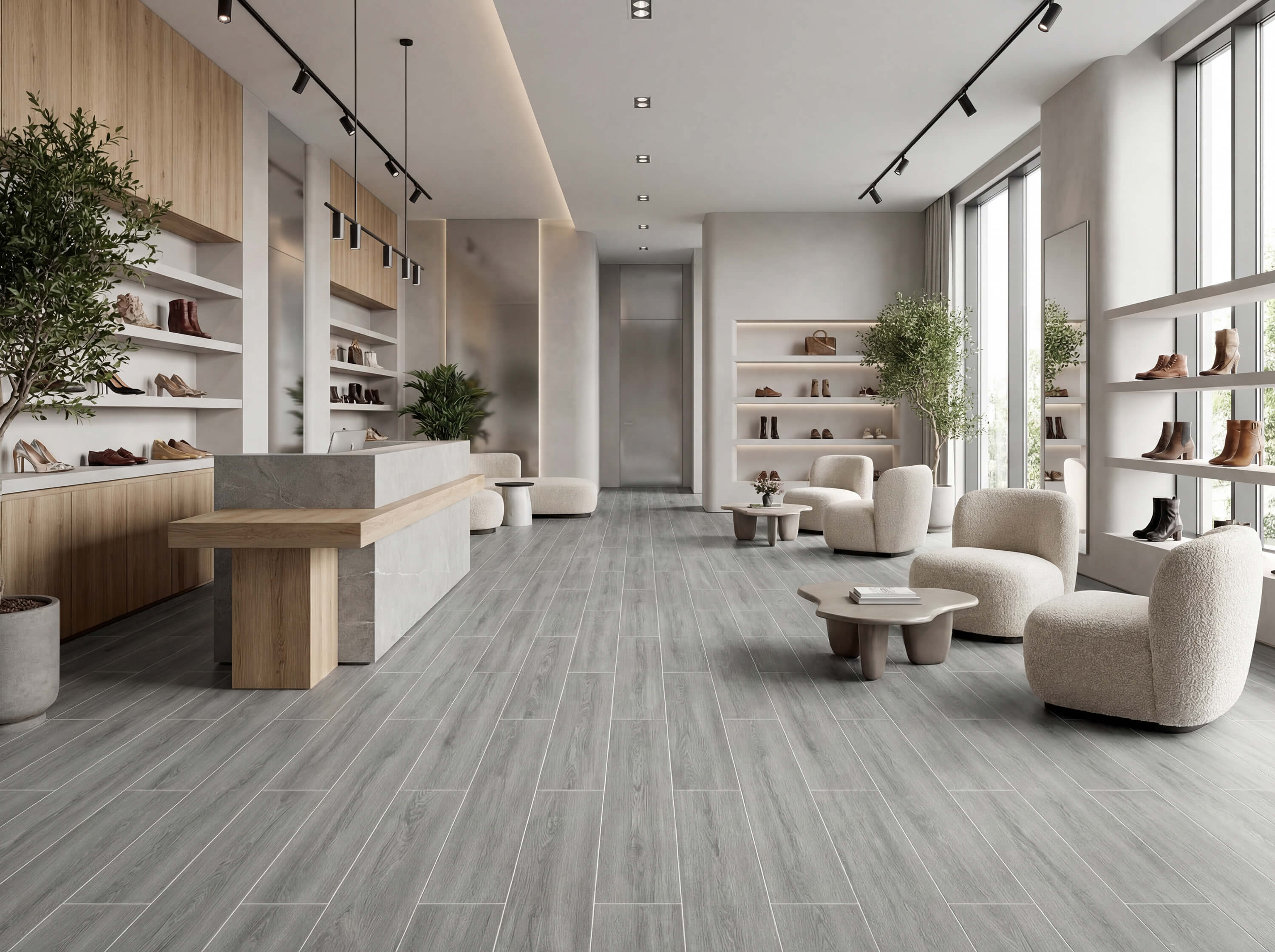 Изображение товара Керамогранит Basconi Home Frassino Grey BHF-2011 20x120 см цвет серый Изображение товара Керамогранит Basconi Home Frassino Grey BHF-2011 20x120 см цвет серый