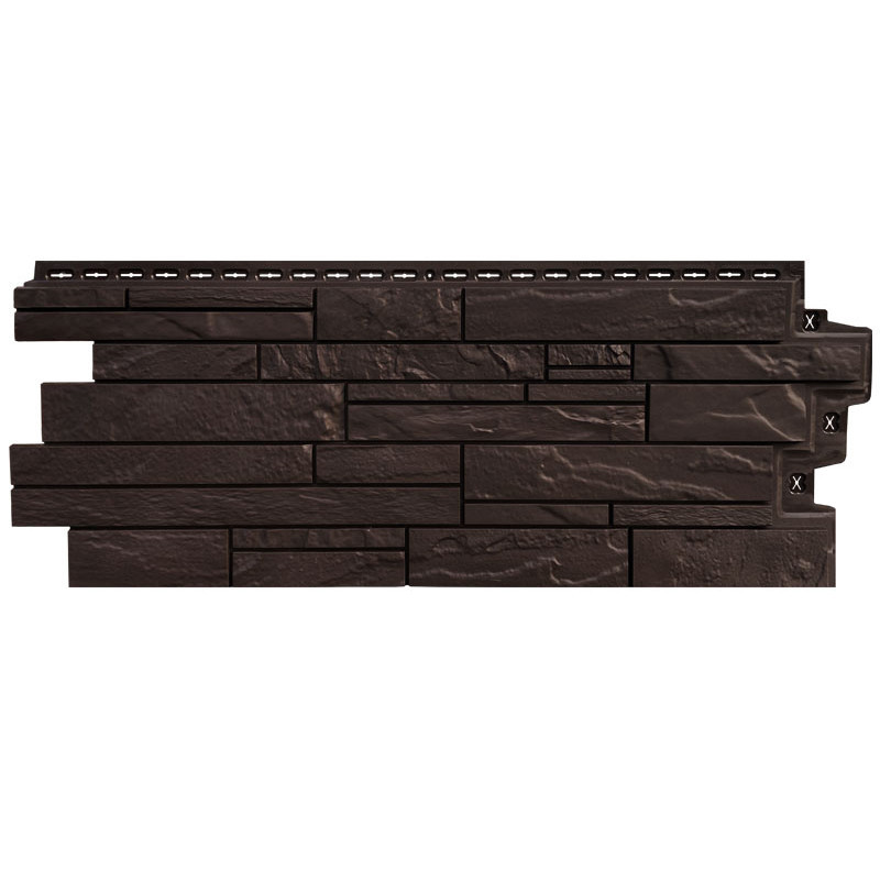 Изображение товара Фасадная панель Grand Line Скала Classic 1110x380x20мм шоколадный 3.69м² 10шт Изображение товара Фасадная панель Grand Line Скала Classic 1110x380x20мм шоколадный 3.69м² 10шт
