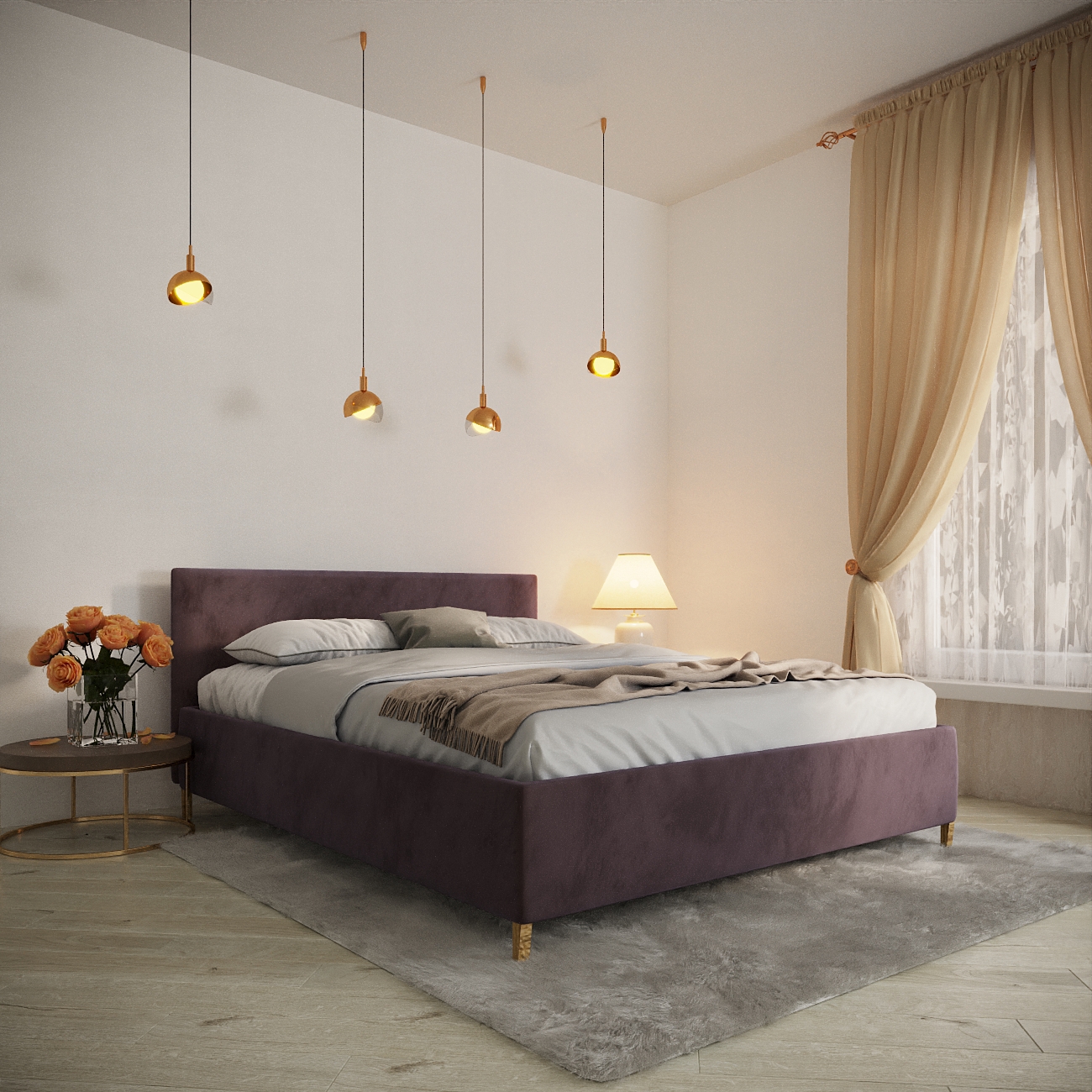 Изображение товара Кровать Inroom Easy с ножками 160x190 см подъемный механизм цвет темно-коричневый Изображение товара Кровать Inroom Easy с ножками 160x190 см подъемный механизм цвет темно-коричневый